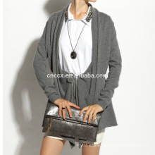 16STC8080 wool knit long open cardigan